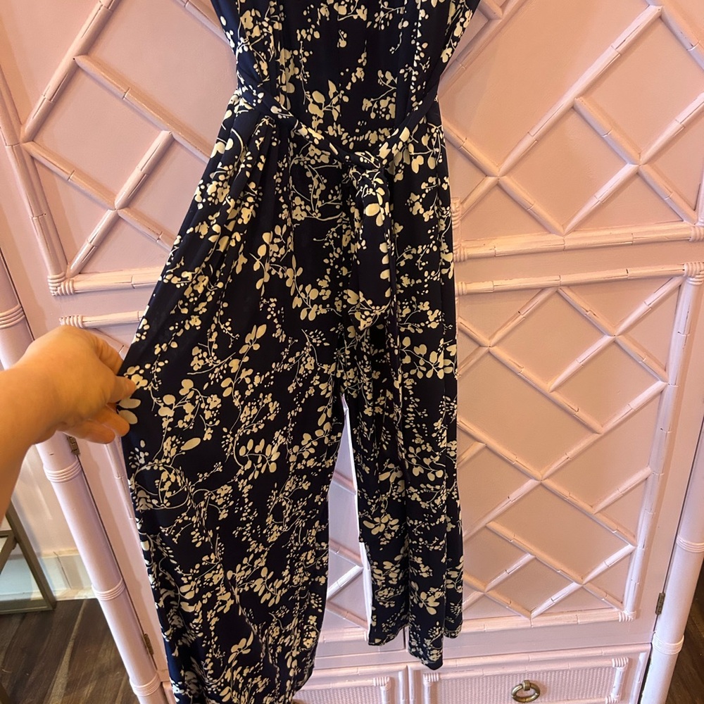 Women’s Blue Plus Size Jumpsuit 3X